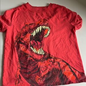 Cat & Jack Red Dinosaur Graphic Tee